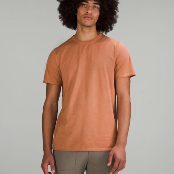 Lululemon Men's Fundamental T-Shirt in Orange - Picture 1 of 2